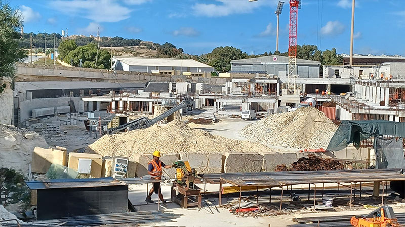 Visite de chantier à Malte